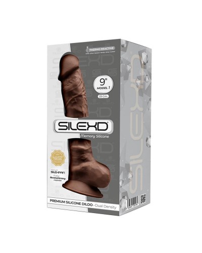 SilexD - Dildo Dual Density Mol.1 - 9 Chocolate