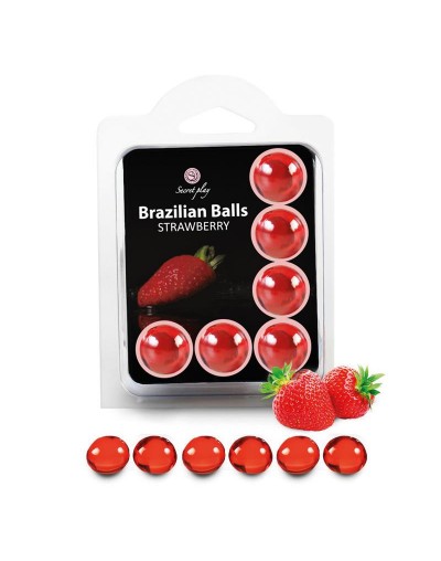 Secret Play - Brazilian Balls Set 6 Fresa