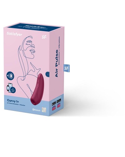 Satisfyer - Succionador de Clitoris Curvy 1+ App
