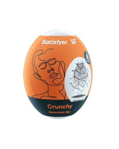 Satisfyer - Huevo Masturbador Crunchy Hydro-Active