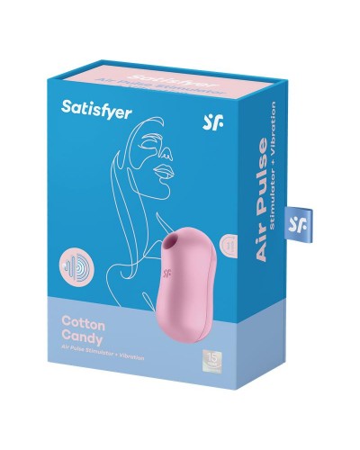 Satisfyer Cotton Candy - Succionador de Clítoris y Vibrador Lila