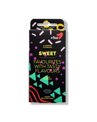 Rfsu Sweet Aromkondomer - Caja de 8 condones de sabores