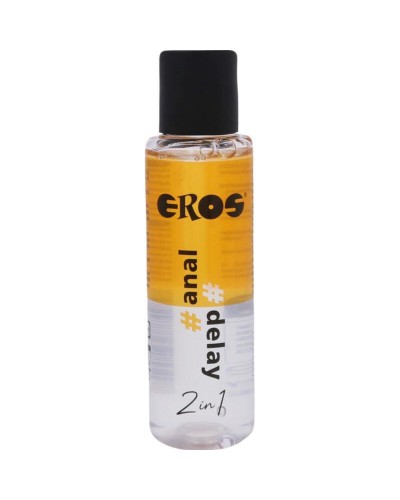 Eros 2 en 1 - Lubricante Relajante Anal a Base de Agua 100 ml