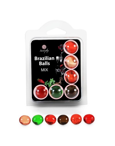 Secret Play - Brazilian Balls Set 6 Aromas