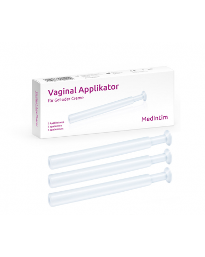 Aplicadores vaginales para gel lubricante o crema