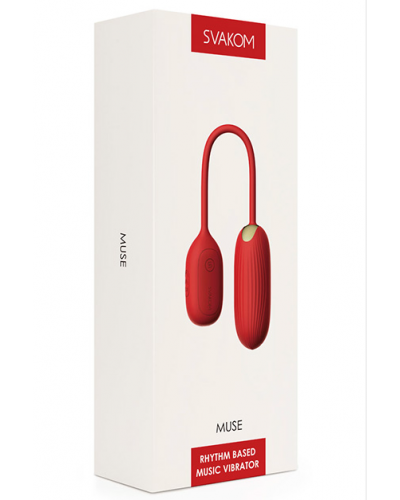 Svakom Muse - Huevo Vibrador Bluetooth Rojo