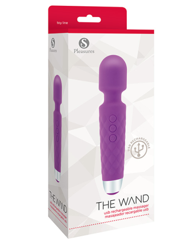 S Pleasures - The wand es un masajeador en forma de micro en color lila.