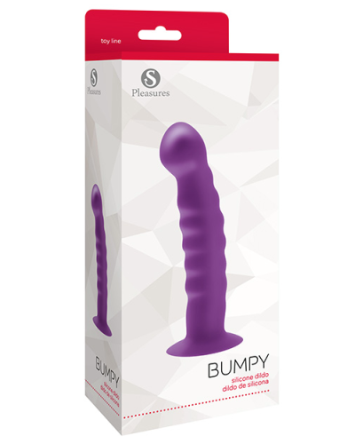 S Pleasures - Bumpy Dildo Purple 14,5 cm