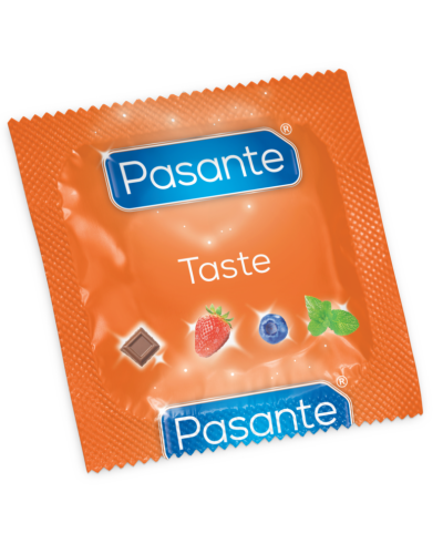 Pasante Taste - Condones de Sabores 12 Unidades