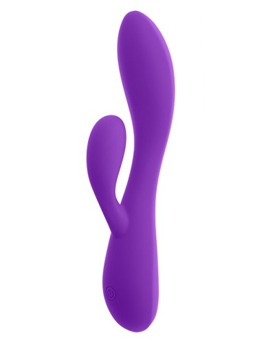S Pleasures - Euphoria Vibrador con Estimulador Púrpura