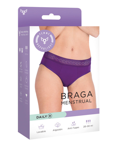 Femme République - Braga Menstrual Lila DAILY+