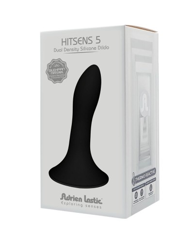Adrien Lastic - Dildo Hitsens 5 Doble Densidad Negro