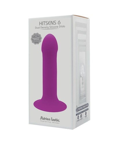 Adrien Lastic - Dildo Hitsens 6 Doble Densidad Púrpura