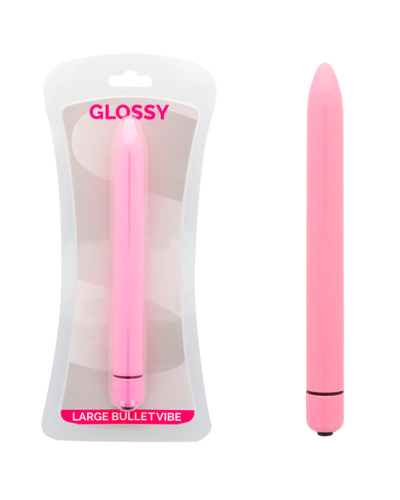 Glossy - Vibrador sencillo y estrecho