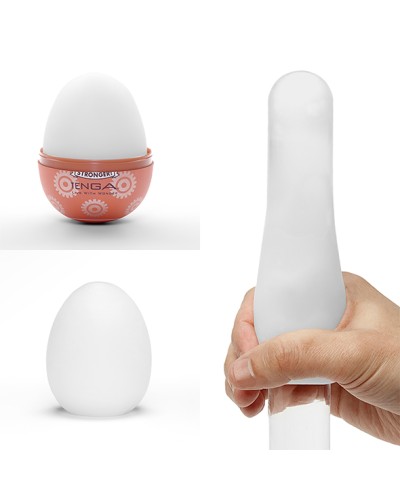 Tenga Egg Gear es un huevito masturbador manual diseñado para la estimulación del pene.
