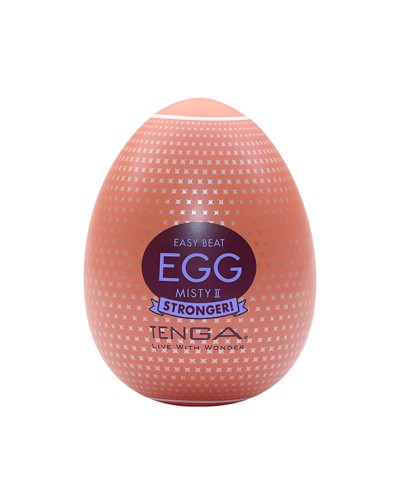 Tenga Egg Misty II  Stronger  es un huevo masturbador manual diseñado para la estimulación del pene.