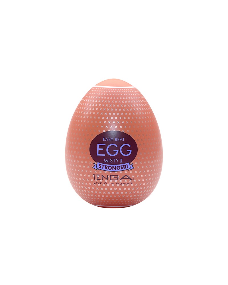 Tenga Egg Misty II  Stronger  es un huevo masturbador manual diseñado para la estimulación del pene.
