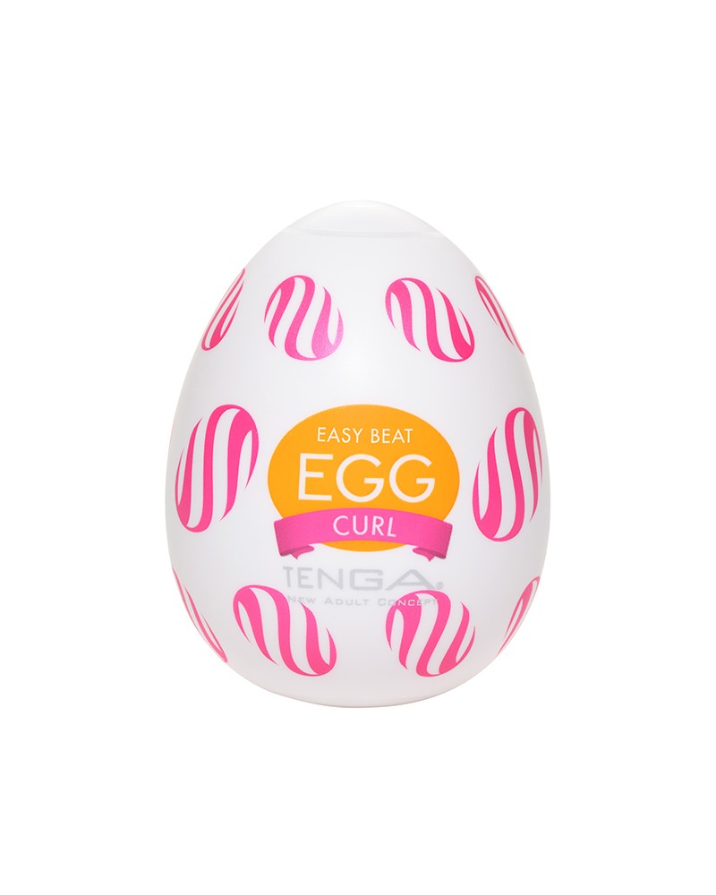 Tenga Egg Curl  es un huevo masturbador manual diseñado para la estimulación del pene.