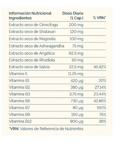Arediana Sofocos - 30 cápsulas naturales