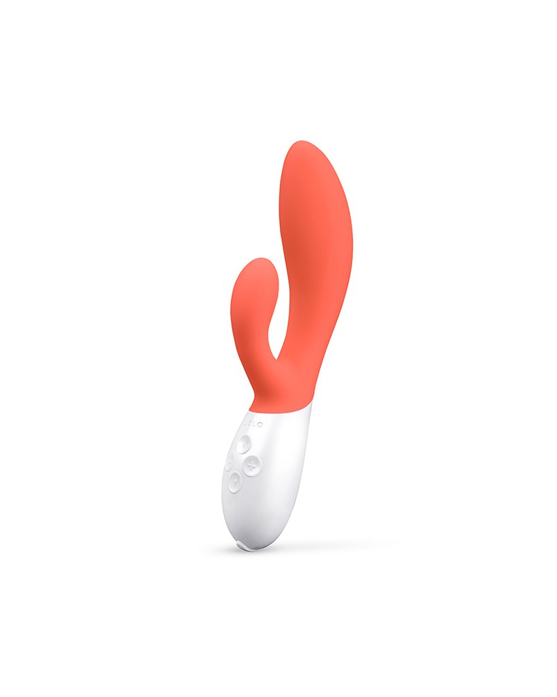 LELO Ina 3 Coral - Vibrador con estimulador