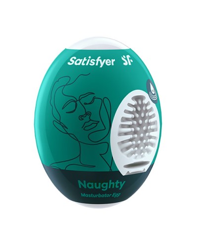 Satisfyer Egg Naughty es un huevito masturbador manual diseñado para la estimulación del pene.