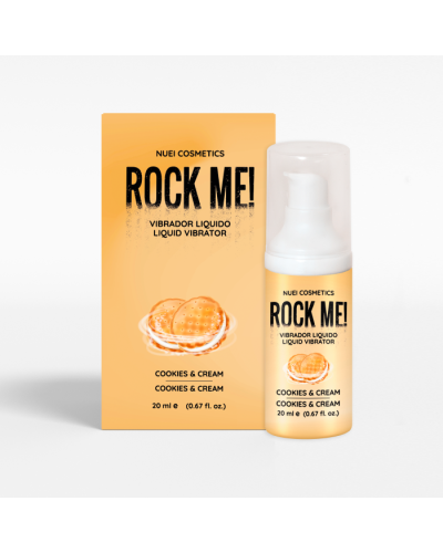 ROCK ME! - Vibrador Líquido de Cookies & Cream