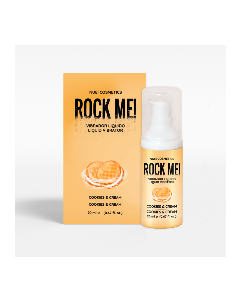 ROCK ME! - Vibrador Líquido de Cookies & Cream