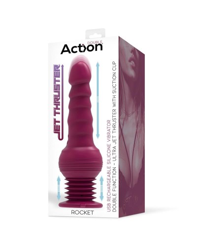 Action Rocket - Vibrador con movimiento Thrusting