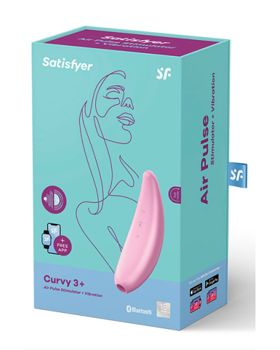 Satisfyer Curvy 3+ pink - Succionador de Clítoris