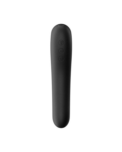 Satisfyer Dual Kiss black - Vibrador y Succionador de clítoris