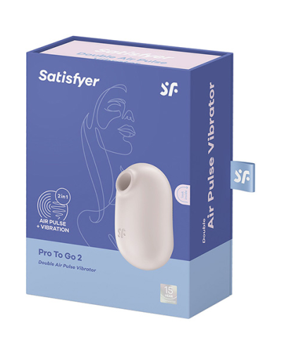 Satisfyer Pro To Go 2 beige - Succionador de clítoris