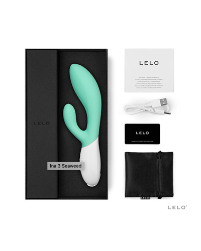 Vibrador con estimulador LELO Ina 3 Seaweed