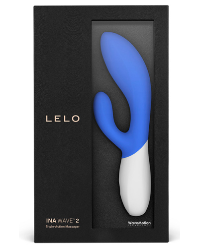 LELO Ina Wave 2 California Sky - Vibrador con estimulador