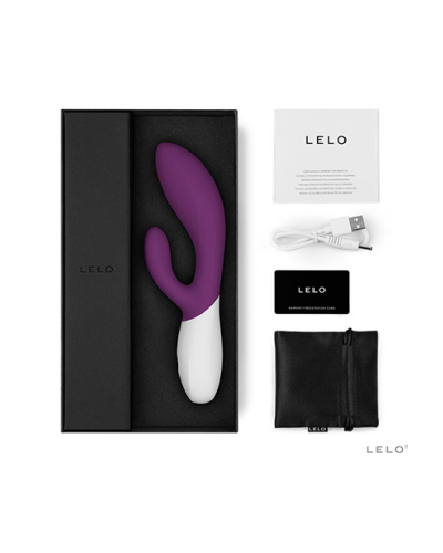 LELO Ina Wave 2 Plum - Vibrador con estimulador