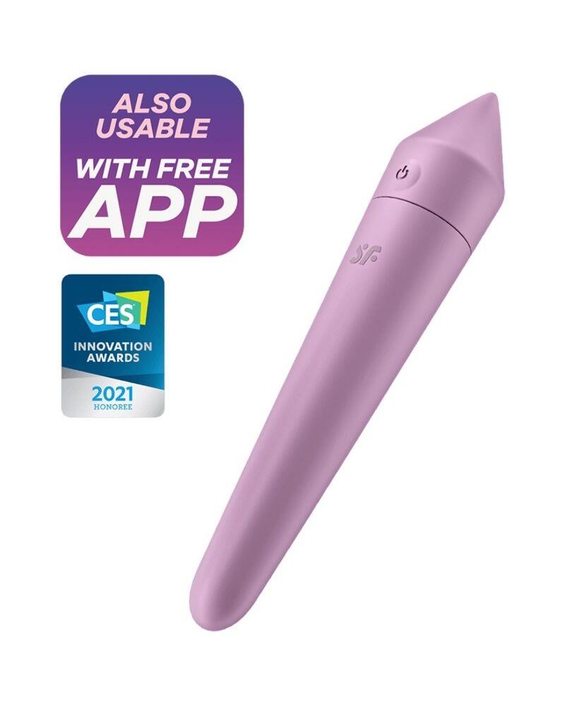 Satisfyer Ultra Power Bullet 8 - Bala Vibradora con APP Lila