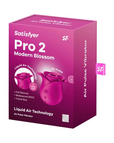 Satisfyer Pro 2 Modern Blossom - Succionador Air Pulse & Liquid Air