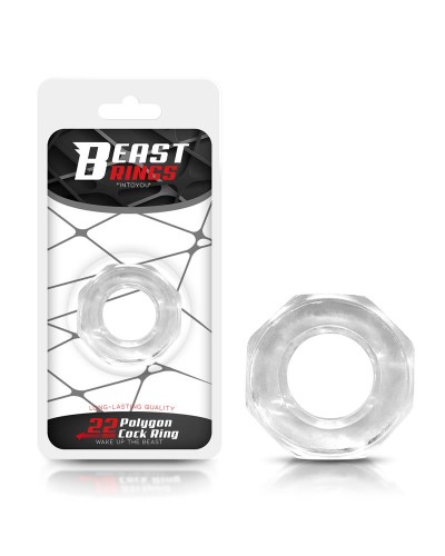 Beast Rings - Anillo para el pene súper flexible poligonal