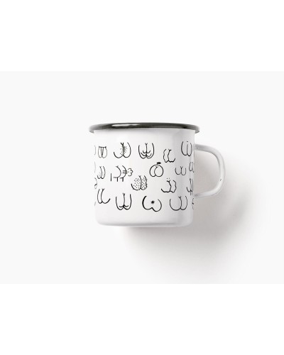 typealive - Taza esmaltada Culos