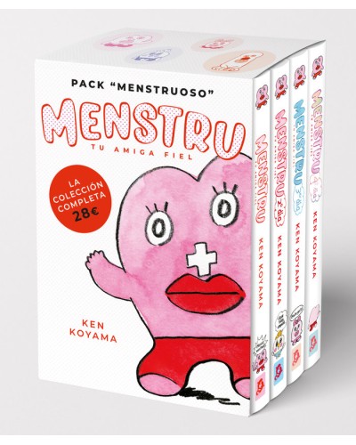 Pack menstruoso: Colección completa de Menstru, tu amiga fiel