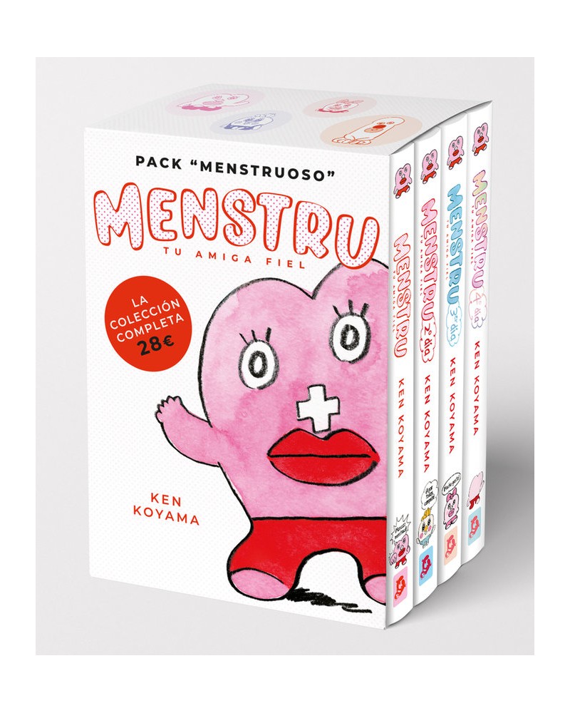 Pack menstruoso: Colección completa de Menstru, tu amiga fiel