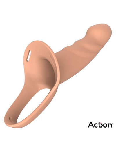 Action - Arnés con dildo hueco L