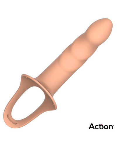 Action - Arnés con dildo hueco L