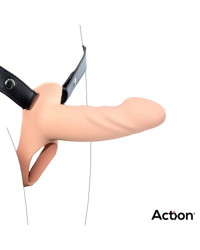 Action - Arnés con dildo hueco S