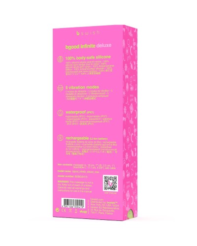 Bswish Bgood Deluxe - Vibrador Clásico Recargable Rosa