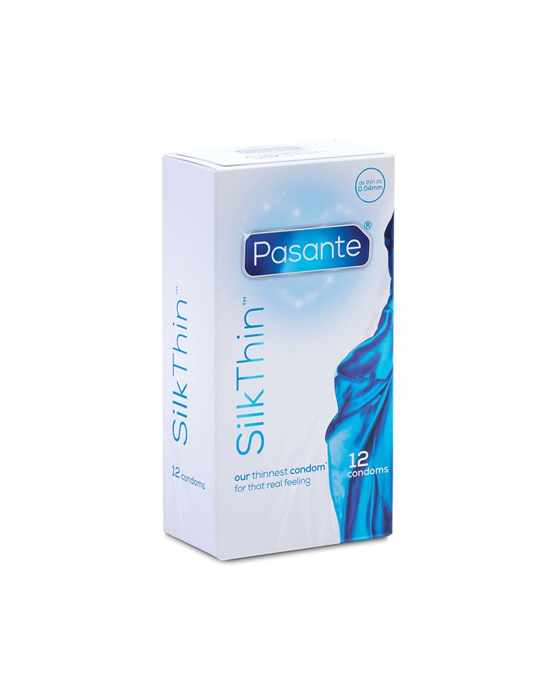 Pasante Silk Thin - Condones 12 Unidades