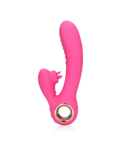 Loveline - Vibrador con estimulador de lengua y calor