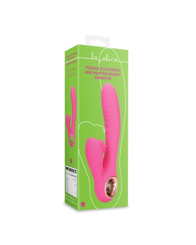 Loveline - Vibrador con estimulador de lengua y calor
