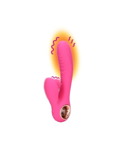 Loveline - Vibrador con estimulador de lengua y calor