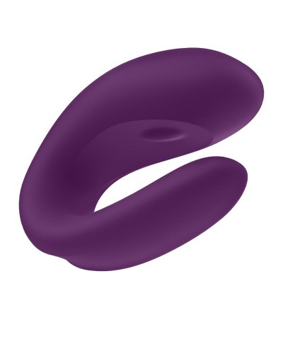 Satisfyer Double Joy - Vibrador para parejas Negro