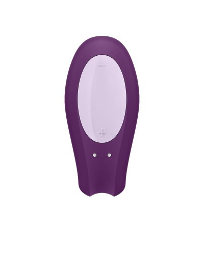 Satisfyer Double Joy - Vibrador para parejas Negro